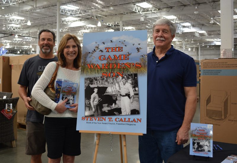 Author Steven T. Callan and Friends at the Chico Costco Book Signing for The Game Warden's Son