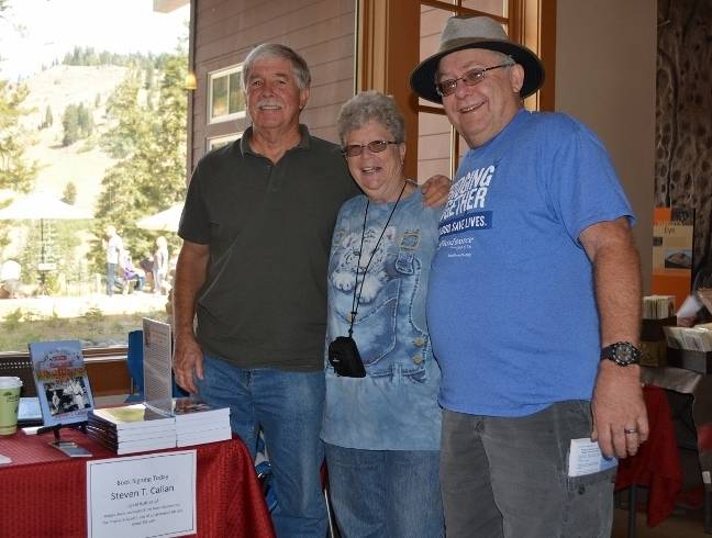 Author Steven T. Callan and Friends at Book Signing during Art and Wine Festival at Lassen Volcanic National Park