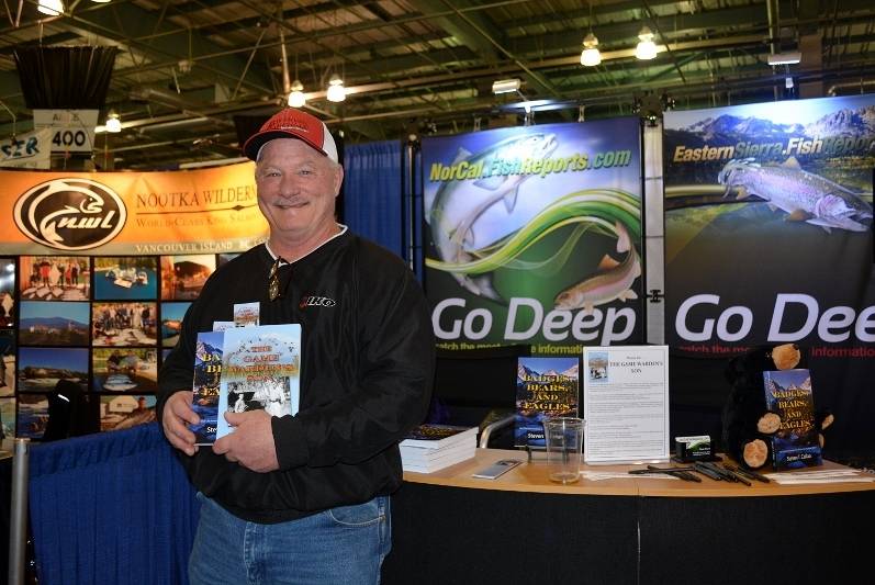 A friend at the book signing for The Game Warden's Son at the International Sportsmen's Expo in Sacramento