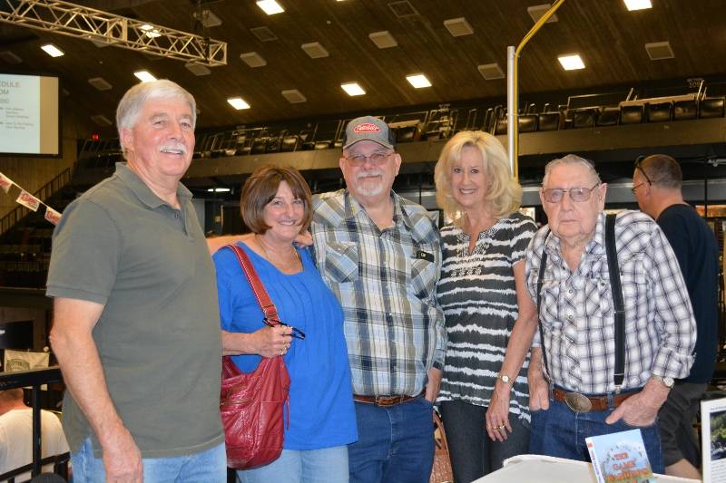 Author Steven T. Callan and friends at a book signing for his new book, The Game Warden's Son, at the Redding Sportsman's Expo, April 1, 2017