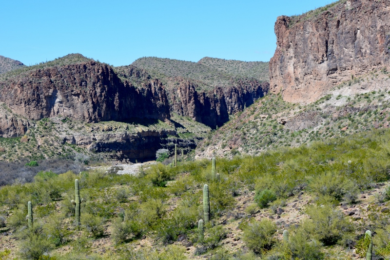 A canyon in Burro Creek Recreation Site, Arizona. Photo by Author Steven T. Callan.