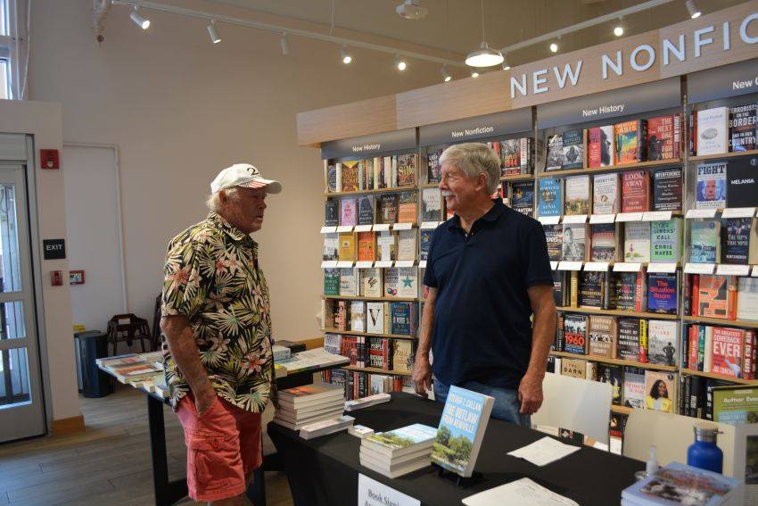 Author Steven T. Callan and friends at his Redding Barnes & Noble book signing to celebrate the release of his new novel, The Outlaw from Newville.