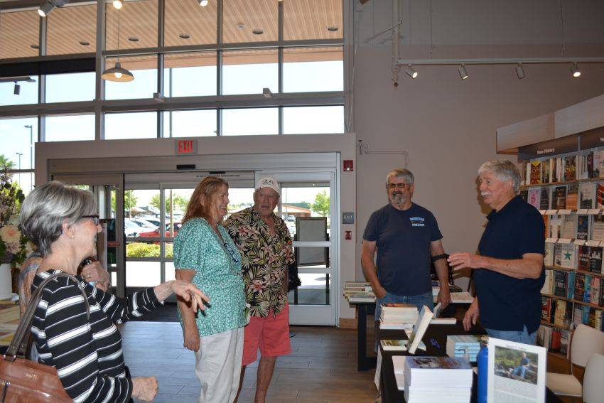 Author Steven T. Callan and friends at his Redding Barnes & Noble book signing to celebrate the release of his new novel, The Outlaw from Newville.
